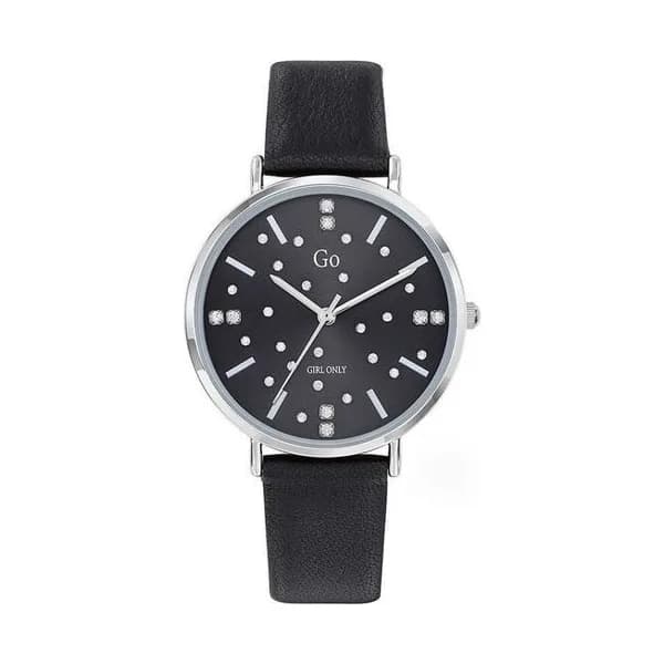 GO Mademoiselle Montre GO Mademoiselle en Cuir Noir