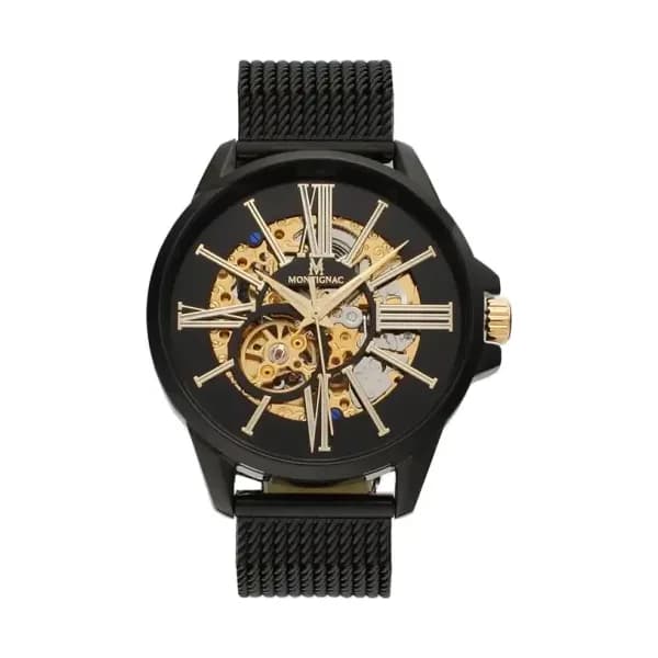 Montignac Montre automatique Homme Round Noir
