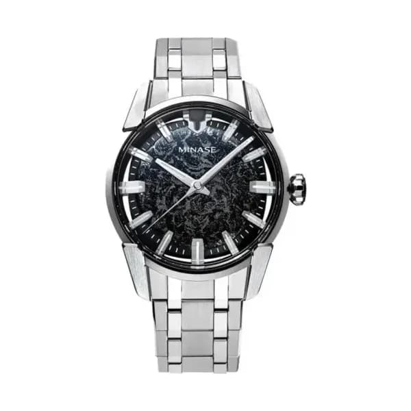 Minase Montre Divido Shibo-Urushi Metallic Haze 14-M01KA2-SSB