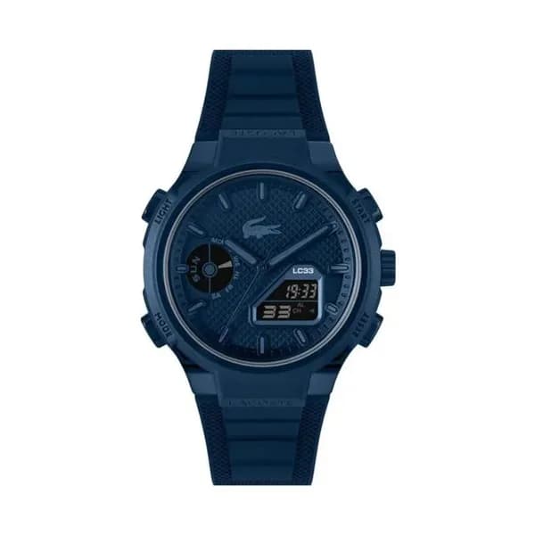 Lacoste Montre Lacoste Collection LC33 en Silicone Bleu