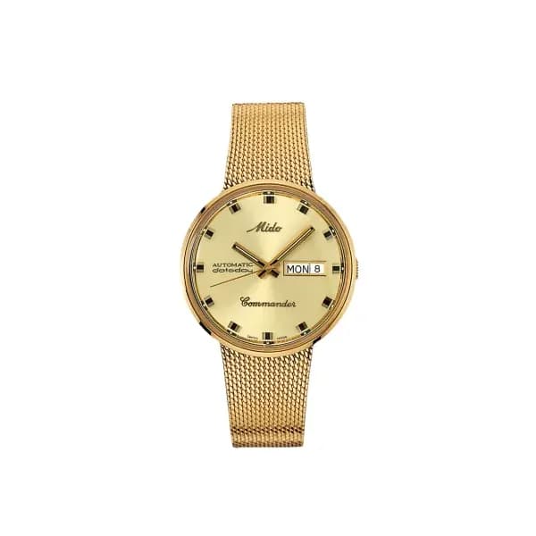 Mido Montre automatique Femme Commander Doré