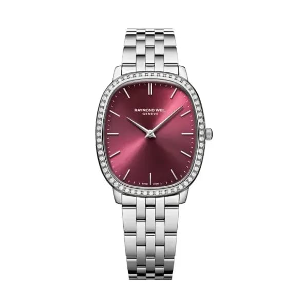 Raymond Weil Montre Toccata Heritage 31 x 36 mm - Cadran rouge 5280-STS-45001