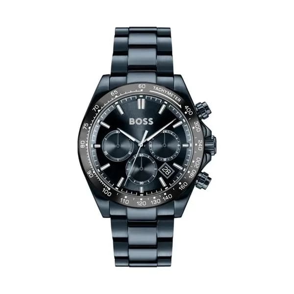 Hugo Boss Montre Boss Collection Hero 2.0 en Acier et PVD Bleu