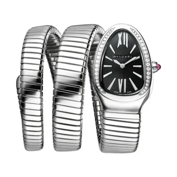 Bulgari Montre quartz Femme Serpenti Noir