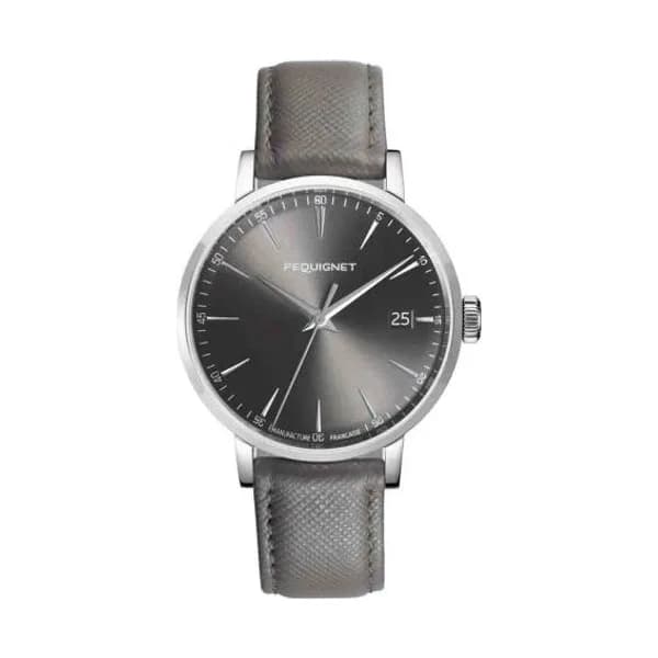 Pequignet Montre Pequignet Manufacture Attitude Automatique Cadran Gris - 9060343-CG
