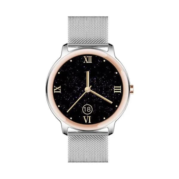 Smarty Montre Connectée Smarty Collection Elegance en Acier Argenté